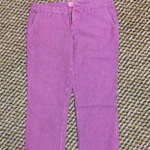 MOSSIMO DRESS PANTS TROUSERS BOYFRIEND STRIPED